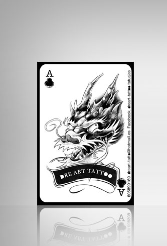 Diseño de tarjetas Barcelona Dreart Tattoo